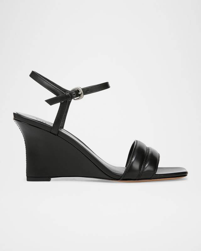 Prema Leather Wedge Sandals